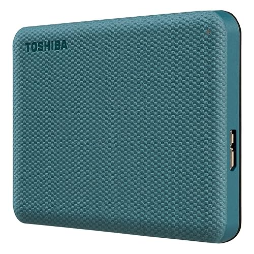 Toshiba Canvio Advance 1TB Portable External Hard Drive USB 3.0, Green - HDTCA10XG3AA Backup 2.0 Green 1TB