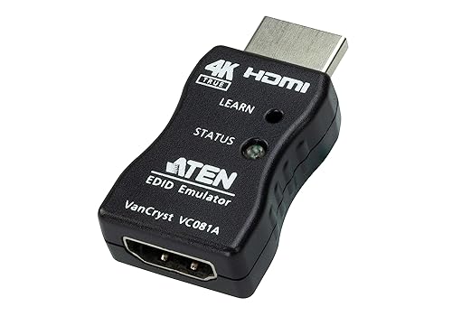 ATEN VC081A True 4K HDMI EDID Emulator Adapter VC081A up to 3840 x 2160 @ 60Hz (4:4:4)