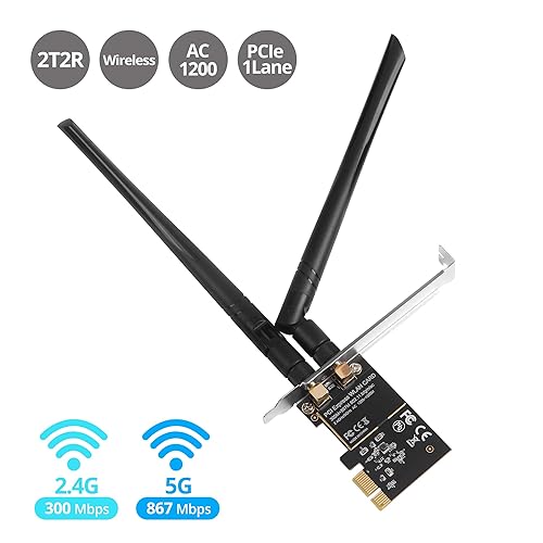SIIG LB-WR0011-S1 Wireless 2T2R Dual Band PCIe