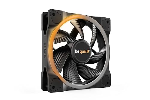 be quiet! Light Wings 120mm PWM Premium ARGB Premium Low Noise Cooling Fan | 4-Pin | Black | BL072