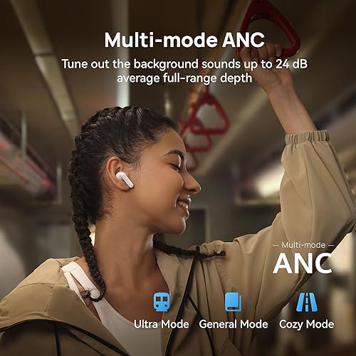 HUAWEI FreeBuds SE 4 ANC, Wireless Earbuds, 50H Long Battery Life, Multi-Mode Noise Cancelling Earbuds for Travel & Office, in-Ear Headphones Bluetooth 5.4, Compatible with iOS and Android, Black Black FreeBuds SE 4 ANC