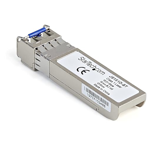 StarTech.com HPE J9151D Compatible SFP+ Module - 10GBASE-LR - 10GbE Single Mode (SMF) Fiber Optic Transceiver - 10GE Gigabit Ethernet SFP+ - LC 10km - 1310nm - DDM HPE 2540, 2920, 2930M (J9151D-ST)