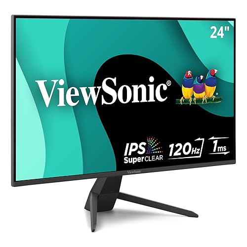 ViewSonic VX2770-MHD 27 Inch 1080p IPS Monitor with 120Hz, 1ms, Variable Refresh Rate, Eye Care, HDMI, VGA and DisplayPort Inputs