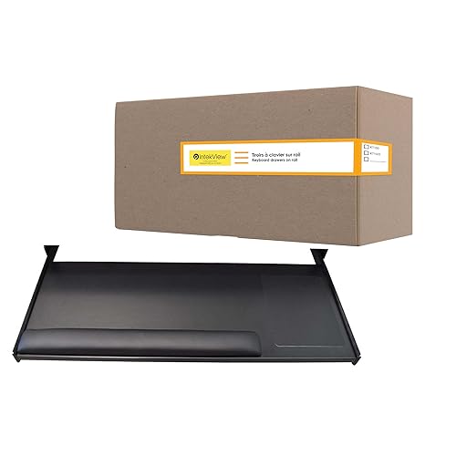 IntekView Keyboard Tray on Rails (27''x12'') Pack of 2