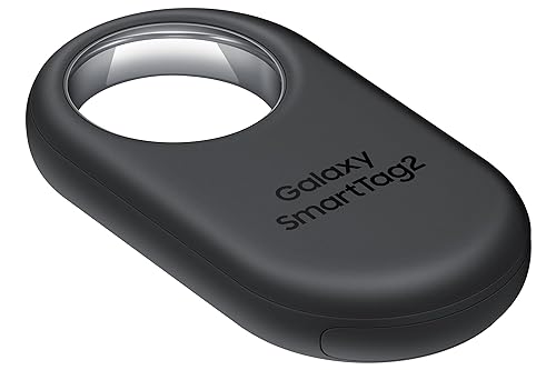 Samsung Galaxy SmartTag2 (1 Pack CAD Warranty) - IP67 Water Resistant Bluetooth Tracker, Long Lasting Battery, NFC tag, Phone, Luggage, pet, Key Finder SmartTag2 (1 Pack) Black