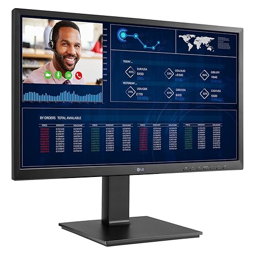 LG 24 Thin Client AIO Monitor, 1920X1080, IPS, Intel PENTIUM N6005, 8GB DDR4, 1, Black
