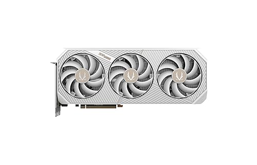 ZOTAC Gaming GeForce RTX 5090 Solid OC White Edition DLSS 4 32GB GDDR7 512-bit 28 Gbps PCIE 5.0 Gaming Graphics Card, IceStorm 3.0 Advanced Cooling, Spectra 2.0 ARGB Lighting, ZT-B50900Q-10P