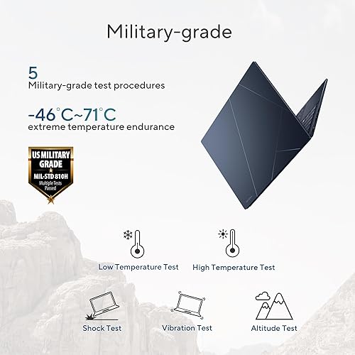 ASUS ZenBook 14 Laptop (2025), 14” WUXGA OLED Touch, AI, Intel® Core™ Ultra 5 225H CPU, Intel® Arc™, 16GB RAM, 512GB SSD, Wi-Fi 7, Windows 11 Home, Ponder Blue, UX3405CA-DS51T-CA