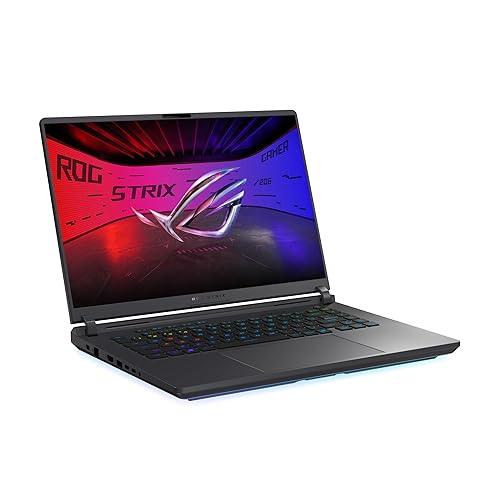 ASUS ROG Strix G16 (2025) Gaming Laptop, 16” ROG Nebula, NVIDIA® GeForce RTX™ 5050 Laptop GPU, Intel® Core™ i7-14650HX, 16GB RAM, 1TB SSD, G615JHR-DS74-CA