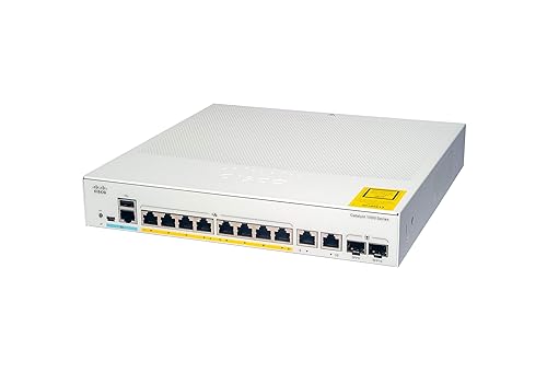 Cisco Catalyst C1000-8P Ethernet Switch - 8 Ports - Manageable - 2 Layer Supported - Modular - Twisted Pair, Optical Fiber