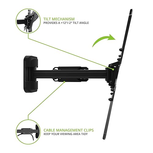 Kanto PS200 Full Motion Mount for 26-inch to 60-inch TVs