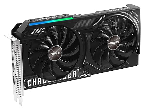 ASRock Intel ARC B580 Challenger 12GB OC GDDR6 19 Gbps 192 Bits 2740 MHz 650W 7680 x 4320 Dual Fan Graphics Card