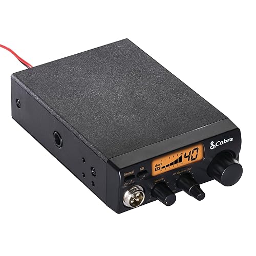 Cobra 19DXIV Professional CB Radio - Instant Channel 9 and 19, 4 Watt Output, Full 40 Channels, LCD Display, RF Gain Control, Compact Design