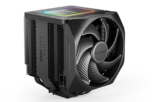 be quiet! Dark Rock Elite Air Cooler | 2X Silent Wings 135mm PWM Fans | Speed Switch with 2 Modes | High-Performance Heat Pipes | Front Fan Rail System | Enhanced RAM Compatibility | BK037