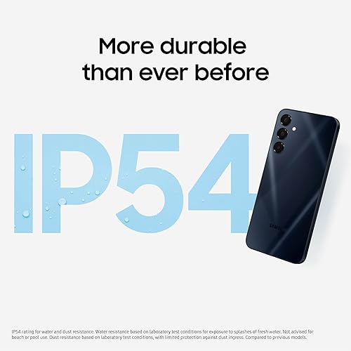 Samsung Galaxy A16 5G A Series, Unlocked Android Smartphone, Large AMOLED Display, Durable Design, Super Fast Charging, Expandable Storage, 5G Connectivity, US Version, 2025, Blue Black Blue Black A16 Only