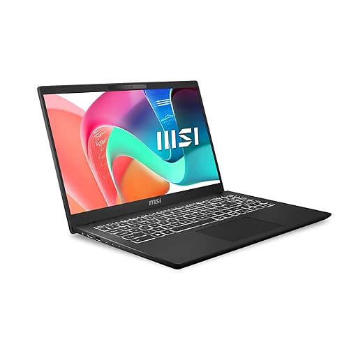 MSI Modern 15H AI C2RMTG-410CA 15.6 FHD Touchscreen Ultra Thin and Light Professional Laptop, Intel® Core™ 9-270H, ARC Graphics, 32GB DDR5 Memory, 1TB NVMe SSD, Windows 11 Home