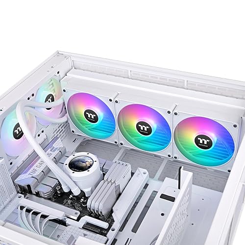 Thermaltake TH420 V2 Ultra EX ARGB AIO Cooler/Snow/Water Block 2.1 LCD/Fan 140 * 3/Magnetic Quick Connection/MB ARGB Sync Control/LCD Software Control/CL-W428-PL14SW-A