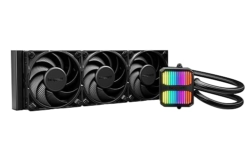 be quiet! Silent Loop 3 360mm CPU AIO Liquid Cooler | 3 Silent Wings 4 120mm PWM High-Speed Fans | Quiet Performance | 6-Pole Motor | Discreet ARGB Lighting | Refillable | Black | BW025