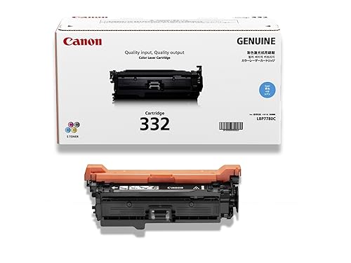 Canon Lasers Genuine Cartridge 332 Toner, Cyan