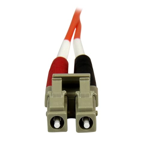 StarTech.com 3m Fiber Optic Cable - Multimode Duplex 50/125 - OFNP Plenum - LC/LC - OM2 - LC to LC Fiber Patch Cable LC-LC 3m/10ft