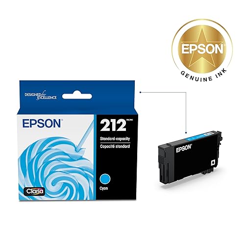 T212 Standard Capacity Cyan Ink Cartridge 1 Size Cyan Standard Ink Cartridge