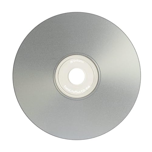 Verbatim CD-RW Discs, Printable, 700MB/80min, 4x, Spindle, Silver