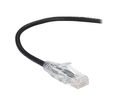 BLACK BOX C6PC28-BK-02 CAT6 250-MHZ STRANDED ETHERNET PATCH CABLE - UNSHIELDED (UTP), CM PVC, SNAGLESS