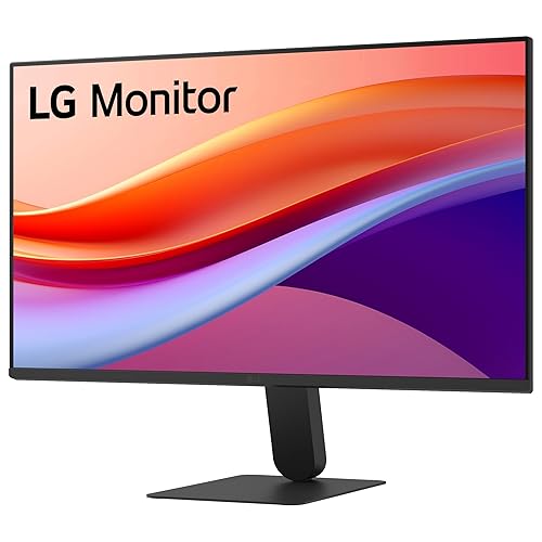 LG 24U411A-B 23.8 FHD (1920x1080) IPS Display Computer Monitor, 120Hz Refresh Rate, sRGB 99% (Typ.), USB-C, Reader Mode & Flicker Safe, Dynamic Action Sync, Black Stabilizer, Slim Stand Base, Black 24 120Hz FHD 1920 x 1080