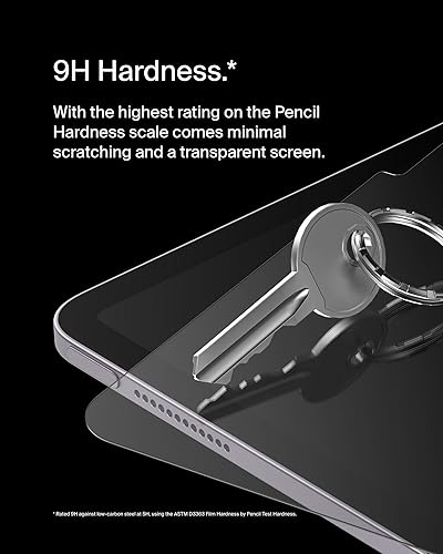 Belkin ScreenForce TemperedGlass Screen Protector for Apple iPad Air 13 6th Generation, Thin, Extra Durable, Scratch-Resistant w/Easy Installation, Compatible w/Case & Apple Pencil