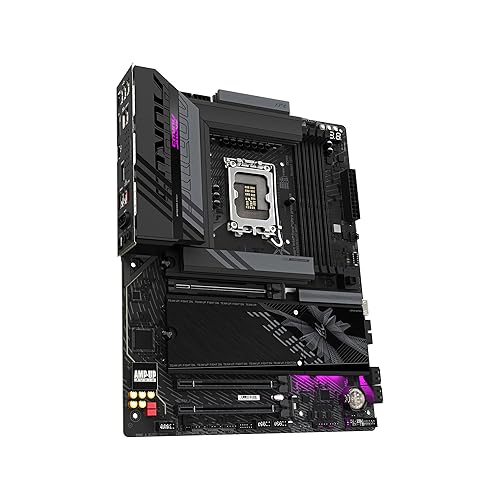 GIGABYTE Z890 AORUS Elite WIFI7 Intel Core Ultra (Series 2) LGA 1851 Motherboard, ATX, DDR5, 4X M.2, PCIe 5.0, Thunderbolt 4, WIFI7, 2.5GbE LAN, EZ-Latch