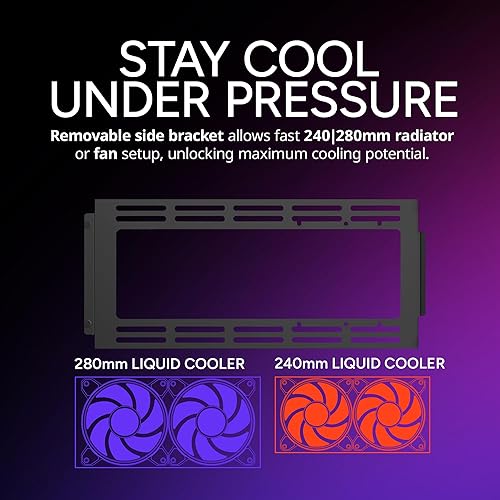 Cooler Master NR200 SFF Small Form Factor Mini-ITX Case with Vented Panel, Triple-Slot GPU, Tool-Free and 360 Degree Accessibility, Without PCI Riser NR200 Black Without PCI Riser