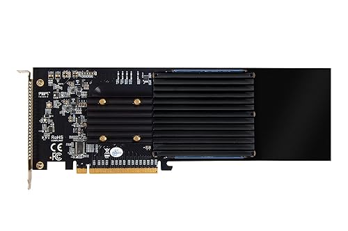 SoNNeT M.2 4x4 Silent PCIe Card (Four M.2 NVMe SSD Slot)