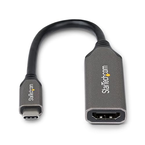 StarTech.com USB-C to HDMI Adapter, 8K 60Hz / 4K 120Hz, Thunderbolt / USB4 Compatible, USB C to HDMI 2.1 Converter