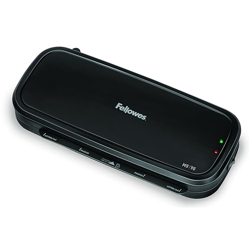 Fellowes Thermal Laminator Machine, 4 Minute Warm-up, 9.5 Input, for Laminating Sheets Up to 5-Mil Thick with Auto Shut Off 5737602