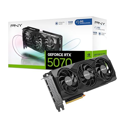 PNY GeForce RTX™ 5070 Overclocked Triple Fan