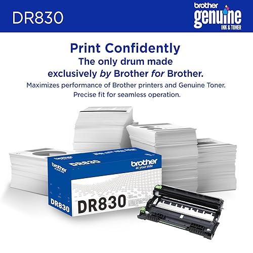Brother Genuine DR830 Drum Unit for 15,000 Pages