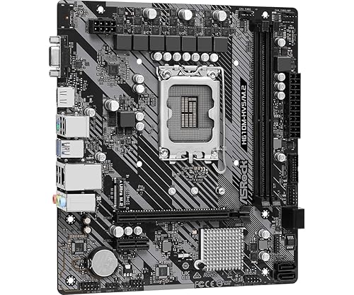 ASRock H610M-HVS/M.2 Motherboard (LGA 1700/2xDDR4/HDMI/VGA/M.2/USB 3.2)