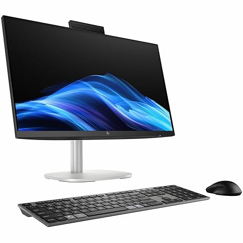 HP EliteStudio 8 AiO G1i All-in-One Computer - Intel Core Ultra 5 235 - vPro Technology - 32 GB - 512 GB SSD - 23.8 Full HD - Desktop - Pike Silver - Intel Q870 Chip - 1920 x 1080 - Windows 11 Pro