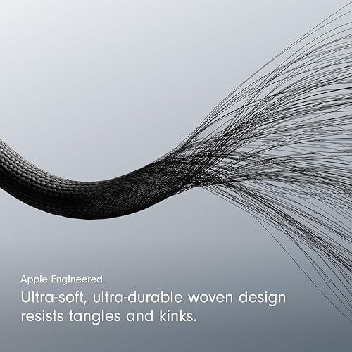 Beats USB-C to USB-C Woven Cable 2 Pack Fast Charging Durable/Tangle-Free Compatible Charger for Apple & Android Devices (1.5 m) - Bolt Black Bolt Black 2 Pack (1.5 m)