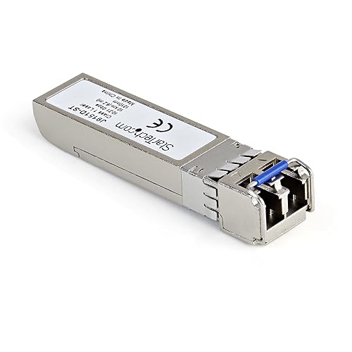 StarTech.com HPE J9151D Compatible SFP+ Module - 10GBASE-LR - 10GbE Single Mode (SMF) Fiber Optic Transceiver - 10GE Gigabit Ethernet SFP+ - LC 10km - 1310nm - DDM HPE 2540, 2920, 2930M (J9151D-ST)
