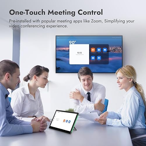 ROCWARE RT13 Touch Panel for Room Scheduling and Meeting Control