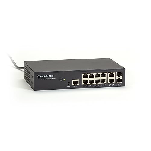 Black Box 10-Port Gigabit Ethernet Switch Managed
