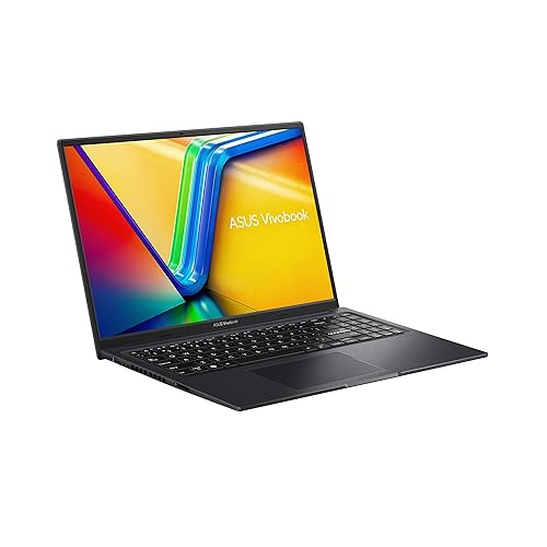 ASUS Vivobook 16X Laptop (2023), 16” WUXGA Display, Intel Core i9-13900H, NVIDIA GeForce RTX 4050, 16GB RAM, 512GB SSD, Windows 11 Home, Indie Black, K3605VU-DS91-CA