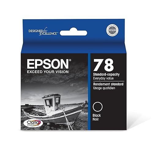 Epson T078120-S 78, Black Ink Cartridge, Small