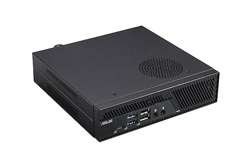 ASUS PB63 Full System Mini PC with Intel Core i7-14700 Desktop Processor, 16GB DDR5-4800 MHz RAM, 512GB PCIe G4x4 NVME SSD, Wi-Fi 6E & Bluetooth 5.3, USB-C, VESA Mount, Keyboard and Mouse Included
