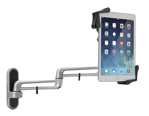 Tablet Wall Mount,17-7/8 L,Silver