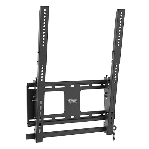 Tripp Lite Vertical TV Wall Mount Brackets (VESA Wall Mount), Portrait TV Mount, Heavy Duty, Anti-Theft, Tilt, 45” to 55” (DWTPSC4555M)