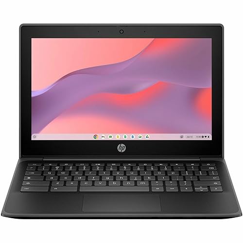 HP Fortis G10 11.6 Touchscreen Chromebook - HD - Intel N-Series N100-4 GB - 32 GB Flash Memory - English Keyboard - Jack Black - Intel Chip - LTE - 1366 x 768 - ChromeOS - Intel UHD Graphics