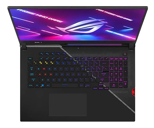 ASUS ROG Strix Scar 17 (2023) Gaming Laptop, 17.3” WQHD 240Hz/3ms, 100% DCI-P3 Display, GeForce RTX 4080, AMD Ryzen97945HX, 32GB DDR5, 1TB PCIe SSD, Wi-Fi 6E, Windows 11 Pro, G733PZ-XS96