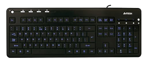 A4tech KD-126 Backlit USB Light up Keyboard Black (KD126)